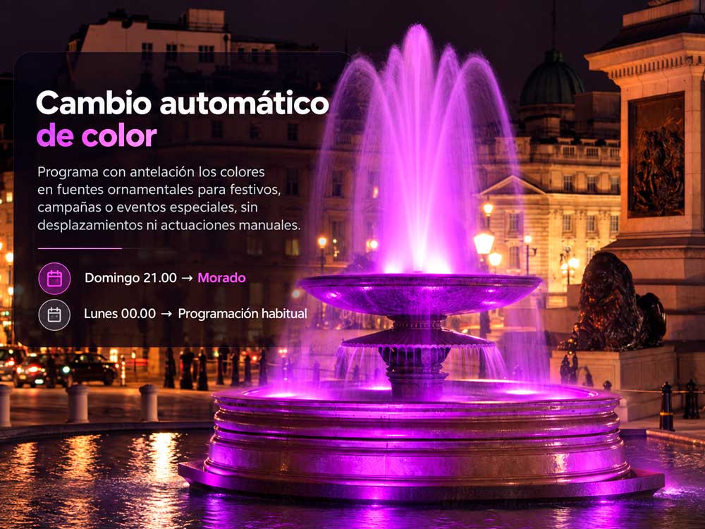 Fuentes con cambio de color